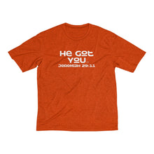 Load image into Gallery viewer, My Faith is Dope/Sport Fit/Men's Heather Dri-Fit Tee