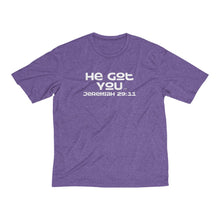 Load image into Gallery viewer, My Faith is Dope/Sport Fit/Men's Heather Dri-Fit Tee