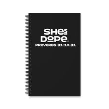Load image into Gallery viewer, My Faith is Dope "Proverbs" Spiral Journal (EU)