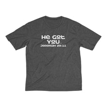 Load image into Gallery viewer, My Faith is Dope/Sport Fit/Men's Heather Dri-Fit Tee