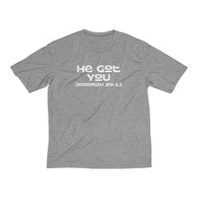 Load image into Gallery viewer, My Faith is Dope/Sport Fit/Men's Heather Dri-Fit Tee
