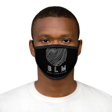Load image into Gallery viewer, "BLM" Mixed-Fabric Face Mask