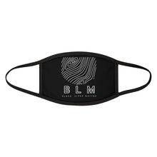 Load image into Gallery viewer, "BLM" Mixed-Fabric Face Mask