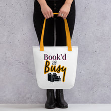 Load image into Gallery viewer, Book’d & Busy Tote bag