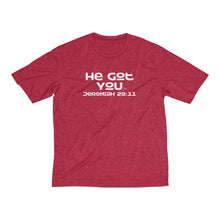Load image into Gallery viewer, My Faith is Dope/Sport Fit/Men's Heather Dri-Fit Tee