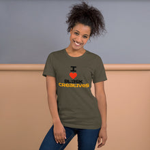 Load image into Gallery viewer, Love Black Creatives/Multi Colors- Short-Sleeve Unisex T-Shirt