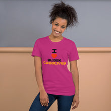 Load image into Gallery viewer, Love Black Creatives/Multi Colors- Short-Sleeve Unisex T-Shirt