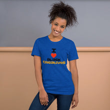Load image into Gallery viewer, Love Black Creatives/Multi Colors- Short-Sleeve Unisex T-Shirt