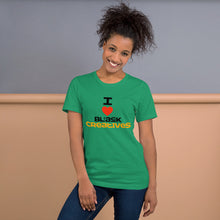 Load image into Gallery viewer, Love Black Creatives/Multi Colors- Short-Sleeve Unisex T-Shirt