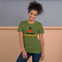 Load image into Gallery viewer, Love Black Creatives/Multi Colors- Short-Sleeve Unisex T-Shirt