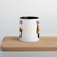 Load image into Gallery viewer, Book’d & Busy Logo Mug with Color Inside