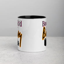 Load image into Gallery viewer, Book’d & Busy Logo Mug with Color Inside