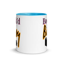 Load image into Gallery viewer, Book’d & Busy Logo Mug with Color Inside