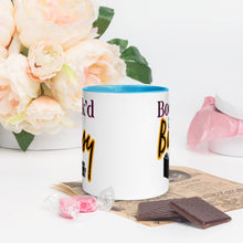 Load image into Gallery viewer, Book’d & Busy Logo Mug with Color Inside