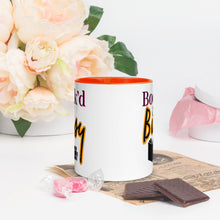 Load image into Gallery viewer, Book’d & Busy Logo Mug with Color Inside