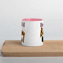 Load image into Gallery viewer, Book’d & Busy Logo Mug with Color Inside