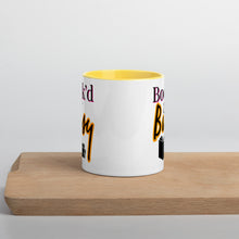 Load image into Gallery viewer, Book’d & Busy Logo Mug with Color Inside