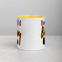 Load image into Gallery viewer, Book’d & Busy Logo Mug with Color Inside