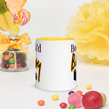 Load image into Gallery viewer, Book’d & Busy Logo Mug with Color Inside