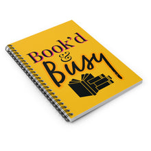 Load image into Gallery viewer, Book’d &amp; Busy Spiral Journal
