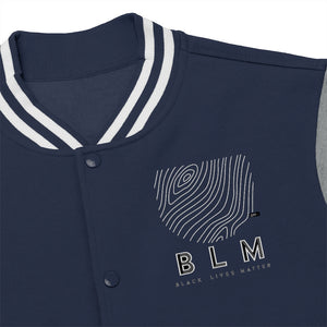 "BLM" Collection-Men's Varsity Jacket