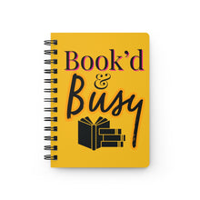 Load image into Gallery viewer, Book’d &amp; Busy Spiral Bound Journal
