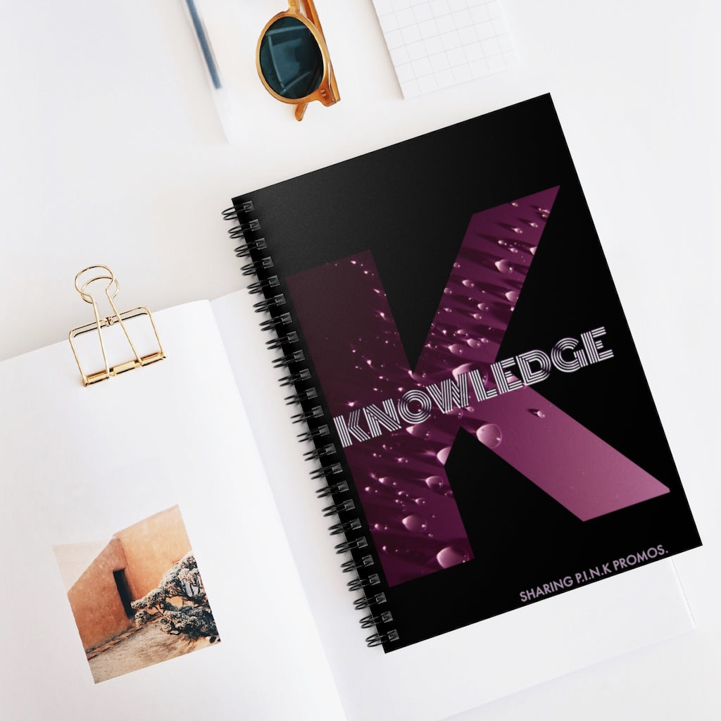 PINK Collection/Knowledge Journal Spiral Notebook - Ruled Line