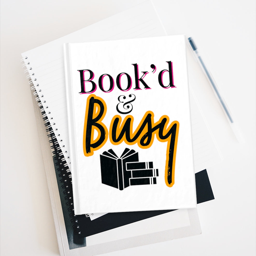 Book’d & Busy Journal - Ruled Line