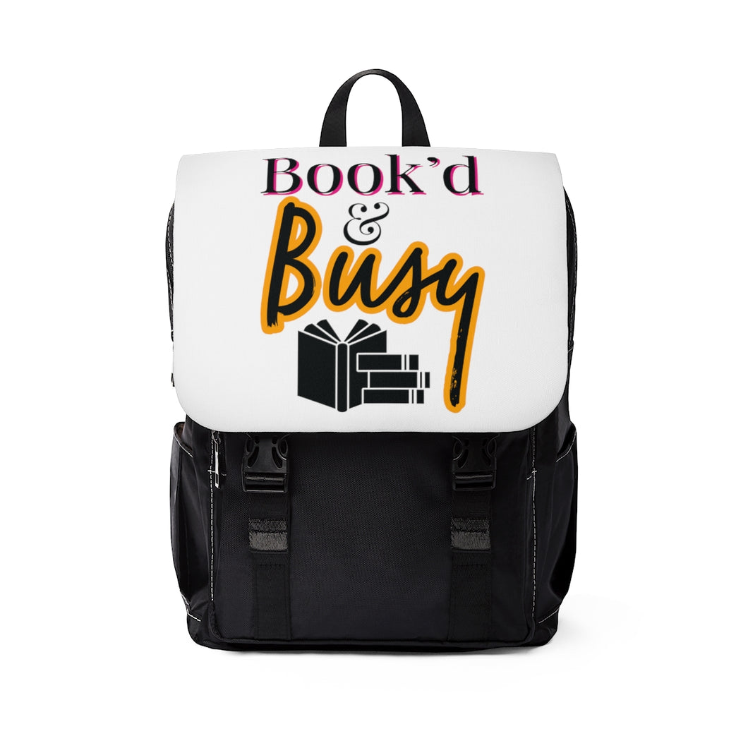 Book’d & Busy /Unisex Casual Shoulder Backpack