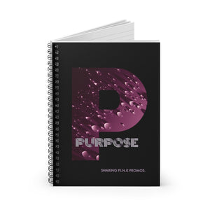 PINK COLLECTION/Purpose Journal-Spiral Notebook - Ruled Line