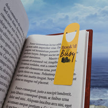 Load image into Gallery viewer, Book’d &amp; Busy Bookmark/Yellow
