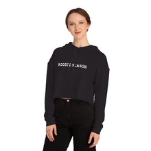 Load image into Gallery viewer, “Hoodie Season” Women’s Cropped Hooded Sweatshirt
