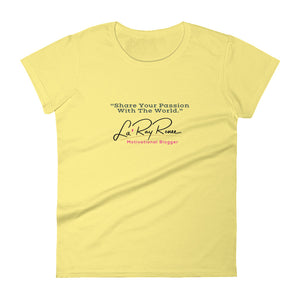 CEO Tagline/Women's short sleeve t-shirt