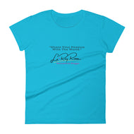 CEO Tagline/Women's short sleeve t-shirt