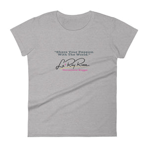 CEO Tagline/Women's short sleeve t-shirt