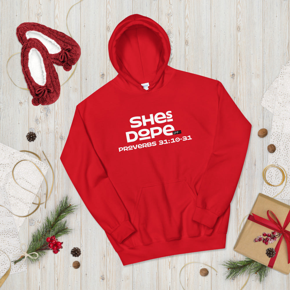 My Faith is Dope/Proverbs Red-Unisex Hoodie