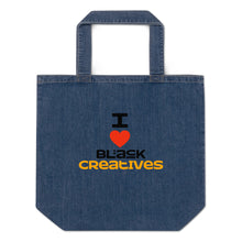 Load image into Gallery viewer, Love Black Creatives/Organic Denim Tote Bag
