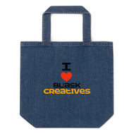 Love Black Creatives/Organic Denim Tote Bag