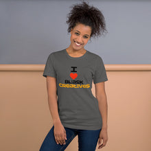 Load image into Gallery viewer, Love Black Creatives/Multi Colors- Short-Sleeve Unisex T-Shirt

